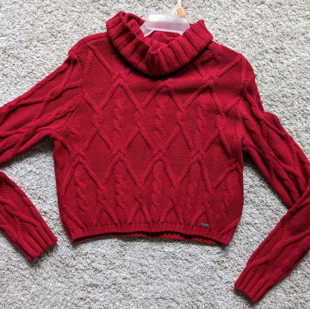Hollister crop sweater